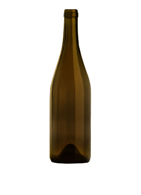 Bouteille de vin décorée