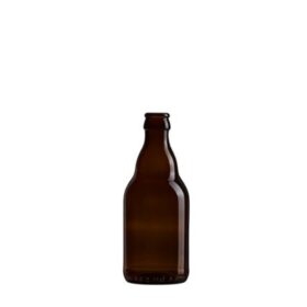 Photo d'une bouteille vide de bière de 33 cl de teinte ébène