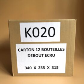 Photo d'une caisse de 12 bouteilles