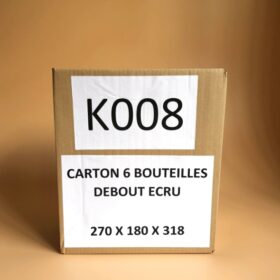 Photo d'une caisse de 6 bouteilles