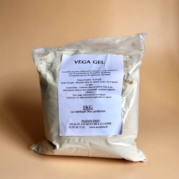 Photo d'un sachet de Vega-gel pour cidre